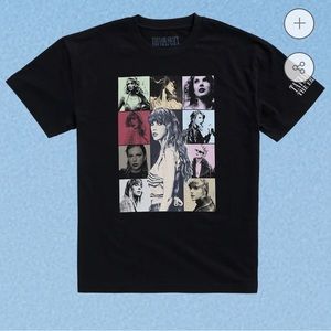 Taylor Swift The Eras Tour Black T-Shirt size med